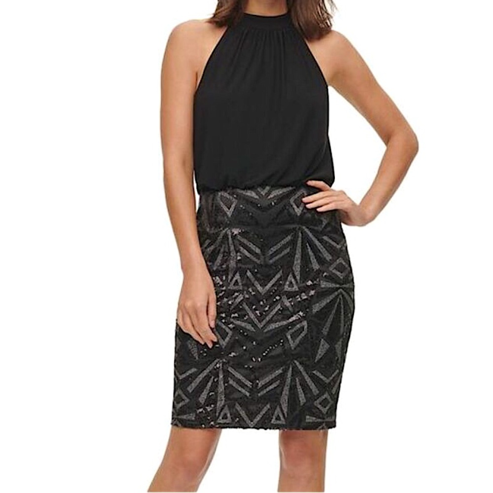 Vince Camuto Sequined Cocktail/Party Temptress Dress Size 18 NWT